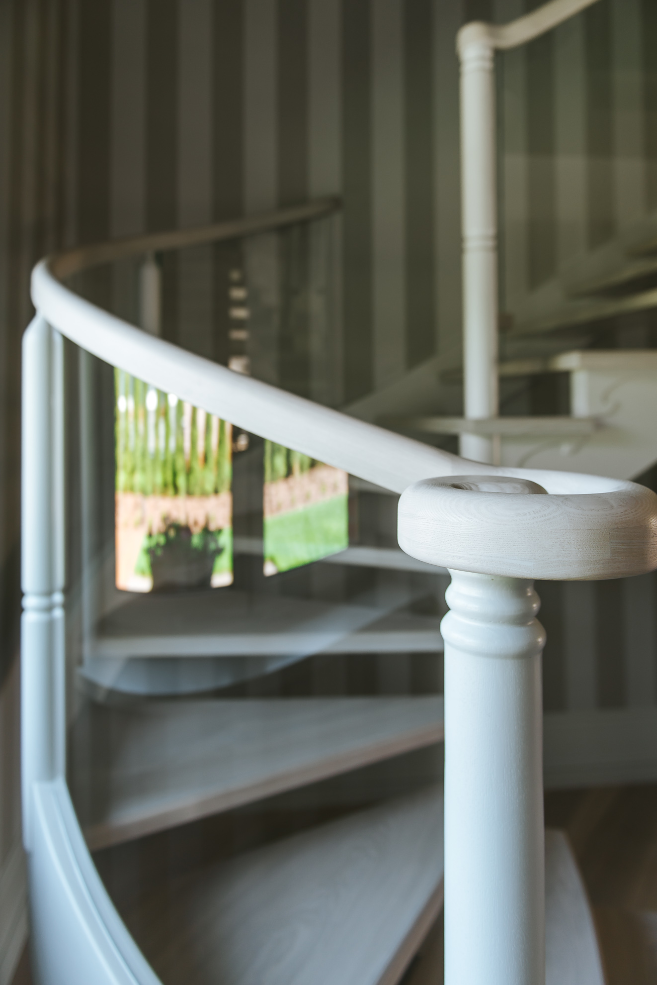 Balustrada — detal słupka toczonego